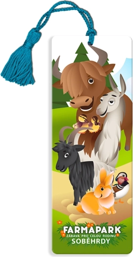 3D könyvjelző Prime – állatkák a Farmaparkból
