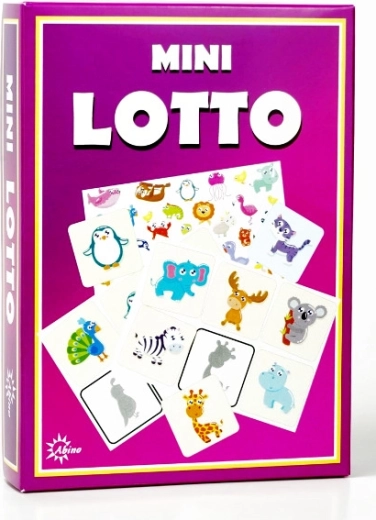 Mini lottó – játékkészlet gyerekeknek