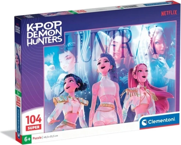 Clementoni puzzle Super K‑Pop Demon Hunters, 104 darab