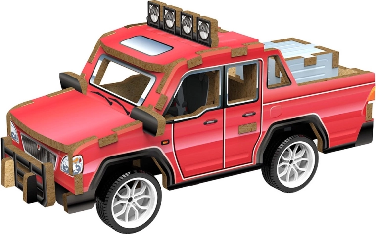2Kids Toys 3D fa kirakó pick-up autó