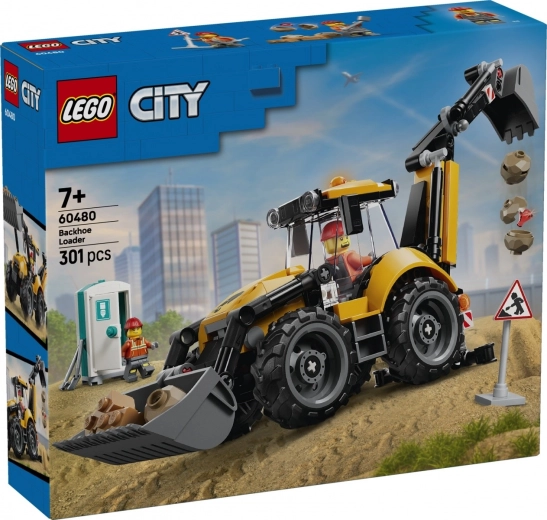 LEGO City sárga markoló-rakodó