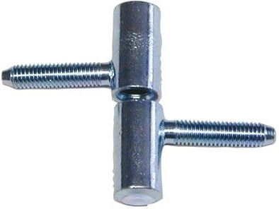 Ablakpánt 40 mm csavarozható szeggel, kék horganyzott