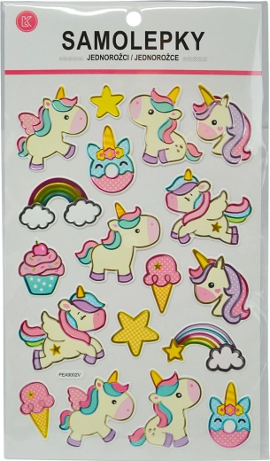 Baby egyszarvús matricák