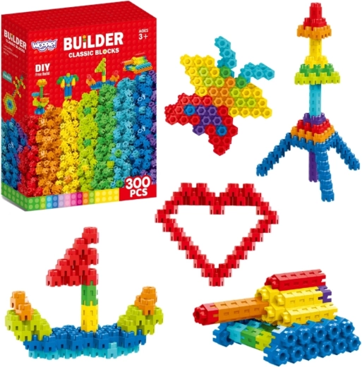 Woopie Kreatív építőjáték Classic Blocks, 300 darabos