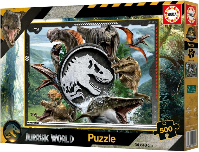 Educa Jurassic World puzzle 500 darabos
