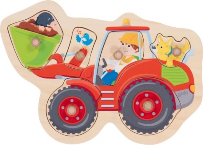 Fa kirakó markoló Goki