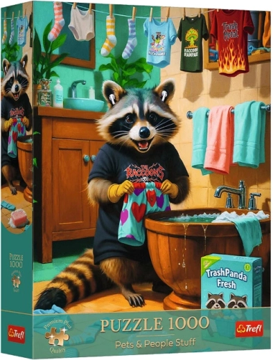 Puzzle 1000 Premium Plus – A mosómedve mosós napja