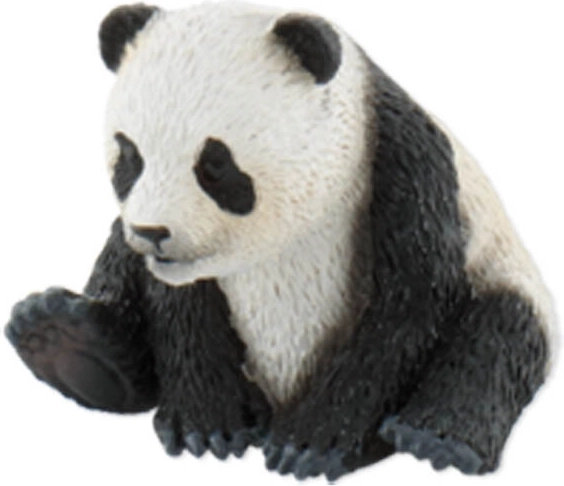 BULLYLAND panda kölyök – kézzel festett figura