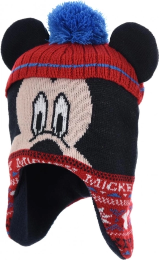 Mickey Mouse gyermek sapka polár béléssel