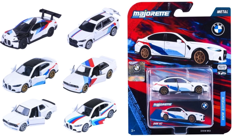 BMW Deluxe fém kisautó, különböző típusok - 1 darab