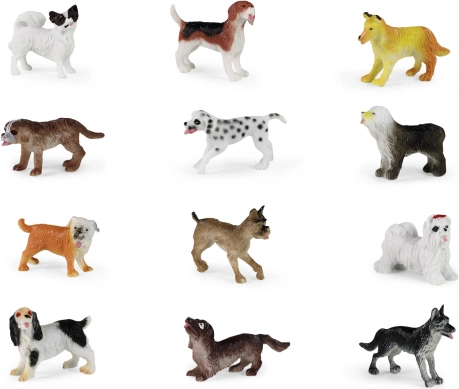 12 darabos műanyag kutyaszett