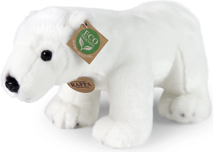 Rappa ECO-FRIENDLY álló plüss jegesmedve, 30 cm