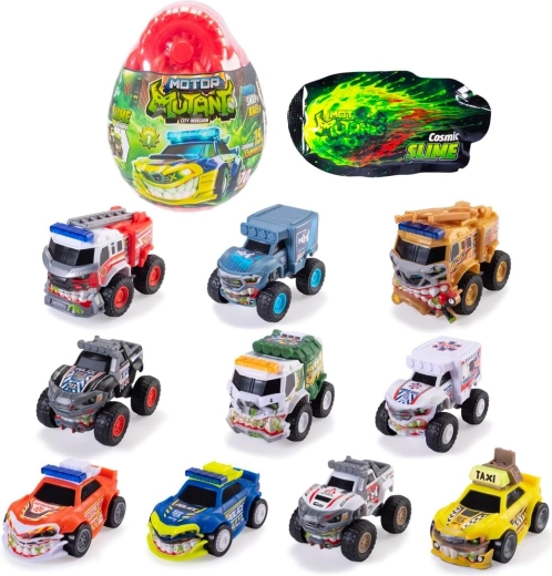 Autó meglepetés tojásban – MONSTER Motor Mutants a Dickie-től