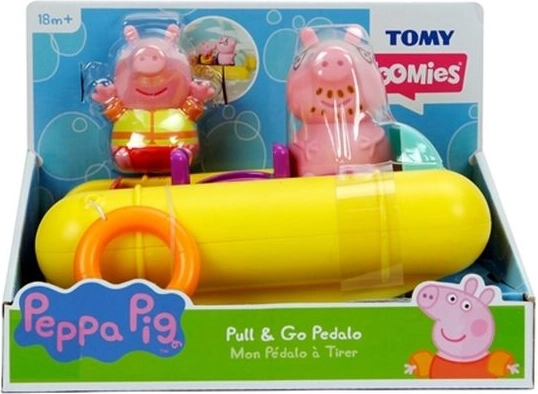 TOMY Peppa Pig úszó tutaj figurákkal a fürdőkádba