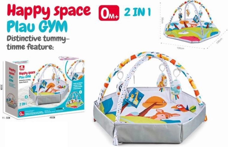 Oktató játszószőnyeg 2 az 1-ben Őzike