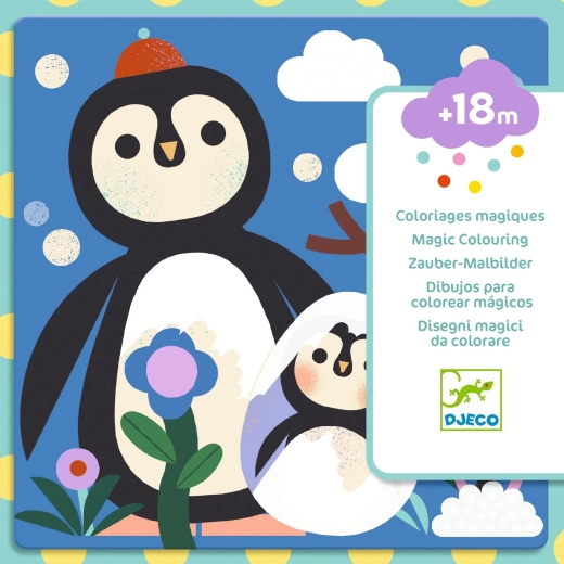 Vizes színező – állatkölykök DJECO