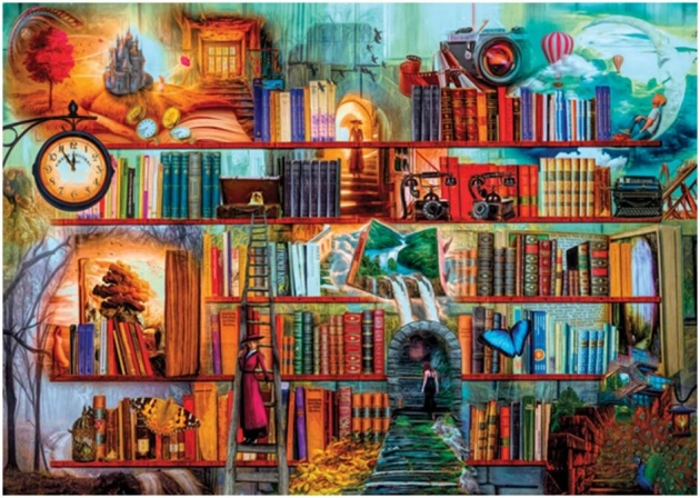 ANATOLIAN Puzzle Rejtélyes könyvtár 3000 darab