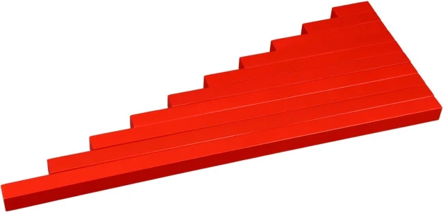Moyo Montessori piros rudak – kicsinyített változat - 1 db