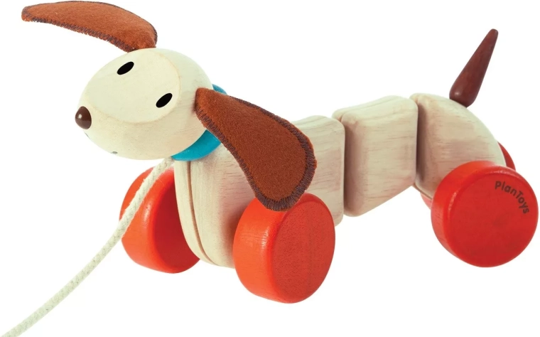 Húzható fa kiskutya PlanToys