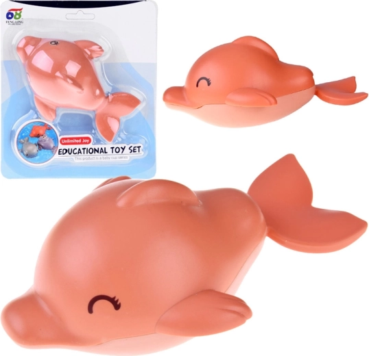 Felhúzható úszó fürdőjáték delfin – 1 db