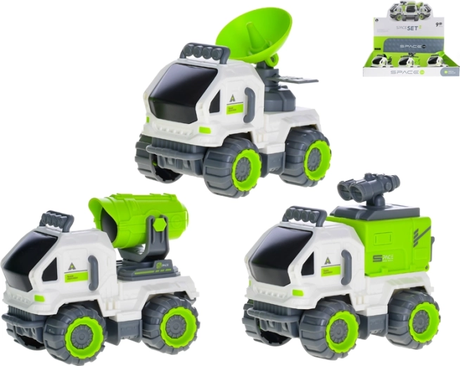 11 cm-es lendkerekes űrjárművek gyerekeknek
