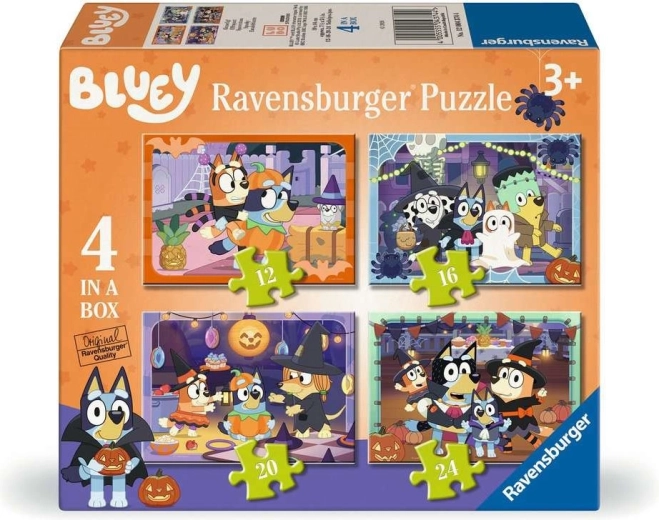 Ravensburger Bluey Halloween 4 az 1-ben puzzle (12, 16, 20, 24 darab)