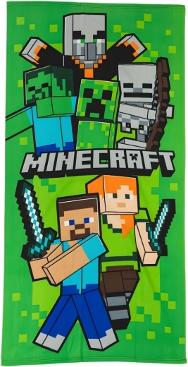 Minecraft Swordfight gyerek strandtörölköző 70 × 140 cm