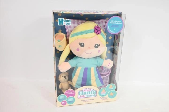 Huggy Luv Hania interaktív puha baba kiegészítőkkel - 1 db