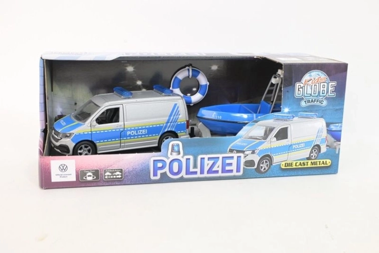 Rendőrségi Volkswagen T6.1 járőr csónakkal