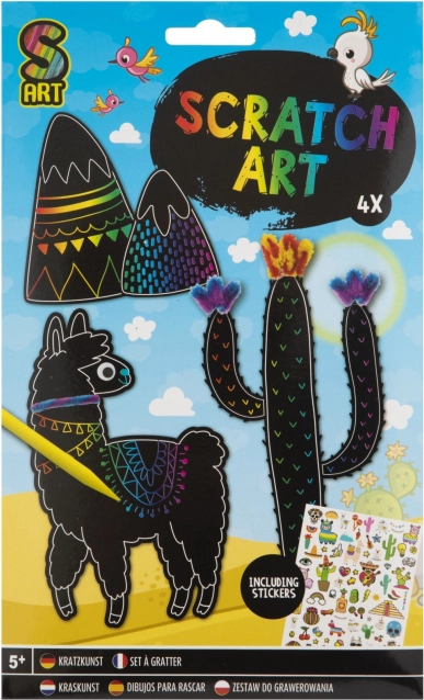 Kreatív készlet – készíts saját kaparós állatkákat – Állatok