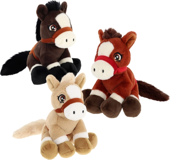 Keel Toys Keeleco barna póni újrahasznosított plüssből, 22 cm