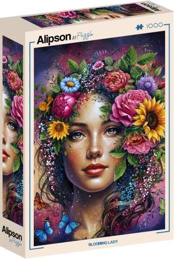 Alipson puzzle Virágba borult hölgy 1000 darab