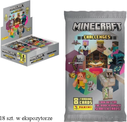 Panini Minecraft gyűjtő kártyacsomag