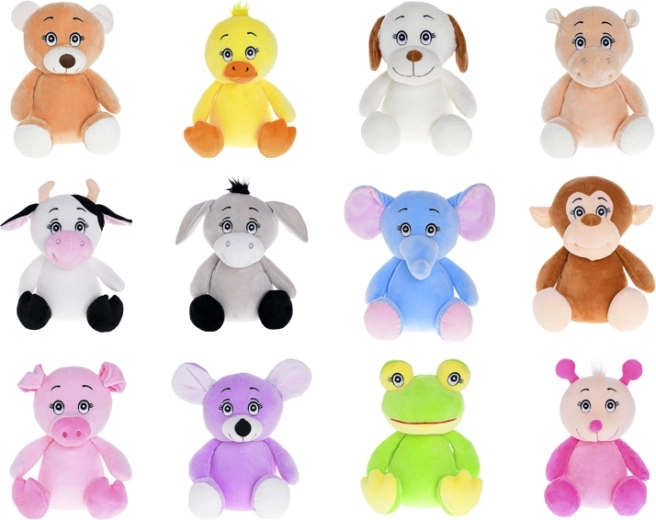 Plüss bocika 25 cm – puha ülő játék baba kortól