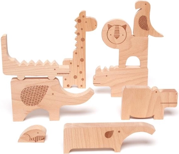 Petit Collage Safari fa kirakó