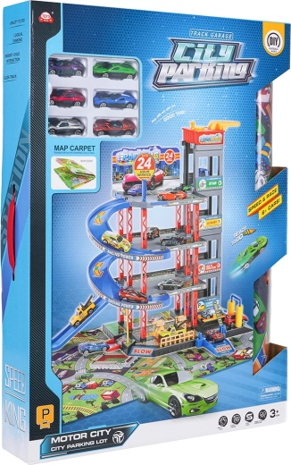 Mega többszintes parkoló pályával és tartozékokkal