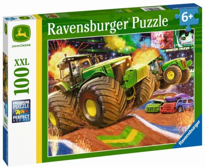 Ravensburger John Deere – nagy kerekek, 100 darabos puzzle