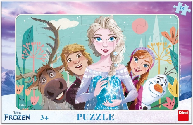 Puzzle Frozen: Családi 15 darabos
