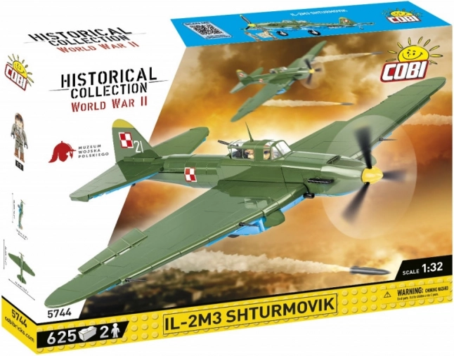 Történelmi WWI IL-2M3 Shturmovik gyűjtemény - 625 kocka