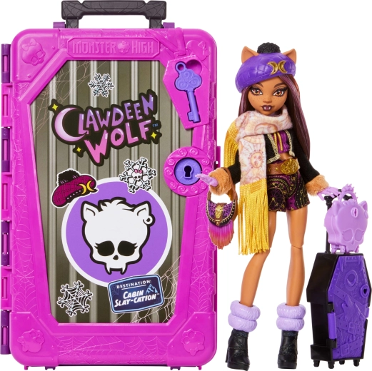 Monster High Clawdeen Wolf baba – kísérteties vakáció meglepetésekkel