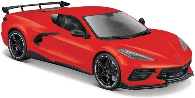 Chevrolet Corvette kompozit modellautó 1/24 piros