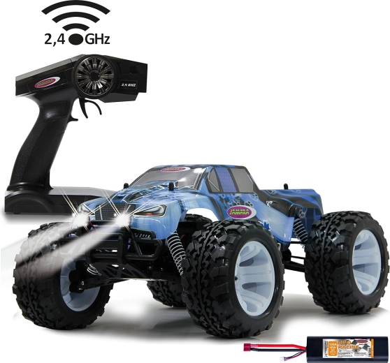 Jamara Ice Tiger elektromos RC monster truck 4WD 1:10 LED-világítással