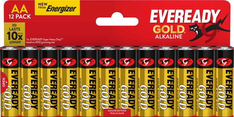 Energizer Eveready Gold AA alkáli elemek