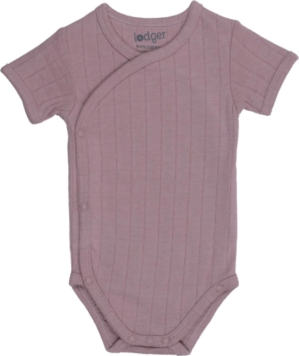 Lodger hidrofíl rövid ujjú body solid rose - 74-es méret