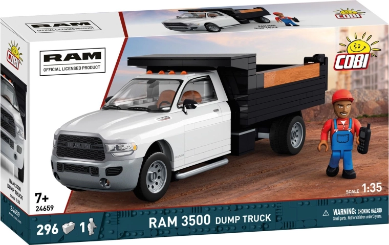 Cobi RAM 3500 billenő teherautó 1:35 (296 darab)