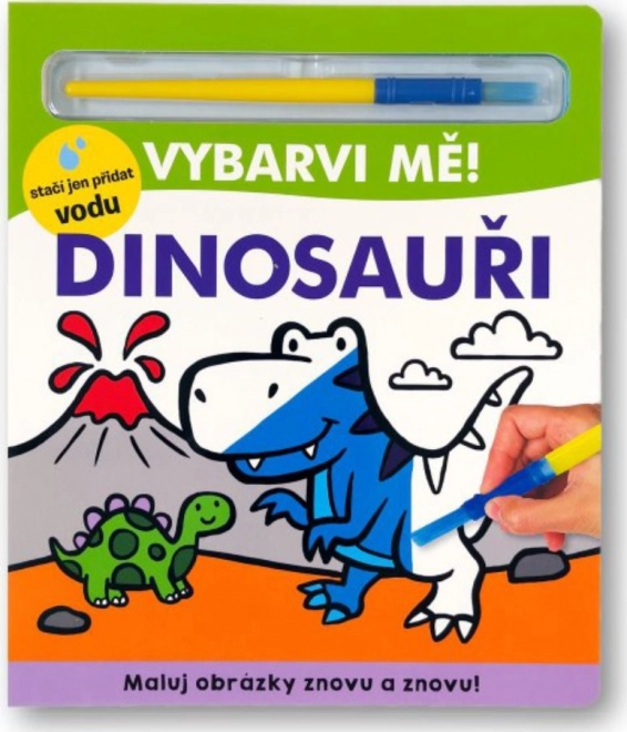 Színezz ki! Dinoszauruszok - Vízzel színező könyv