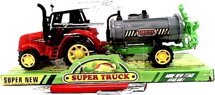 Traktor mezőgazdasági munkagéppel