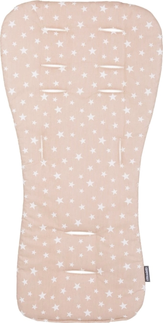Puha babakocsi betét Chipolino Beige Stars