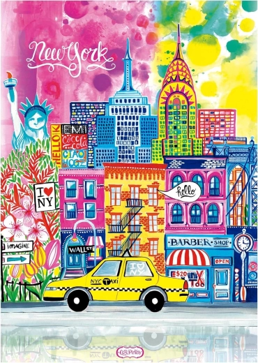 Educa puzzle Car Pintos: New York 1000 darabos