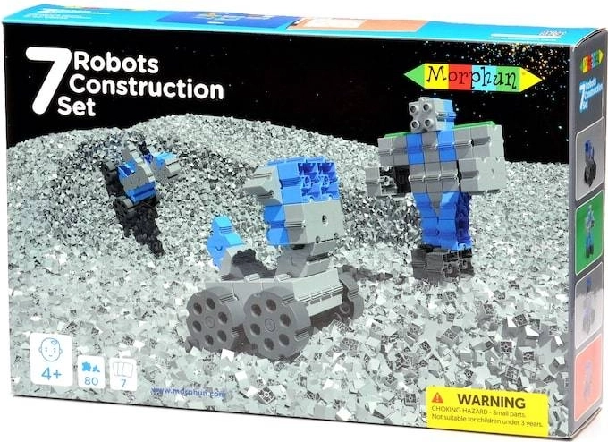 Akár 7 robotmodell egyetlen készletből